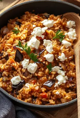 Auberginen-Reispfanne mit Feta 24 Auberginen-Reispfanne mit Feta