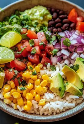 Bunte Burrito-Bowl