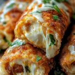 Crispy Cheesy Garlic Chicken Wraps