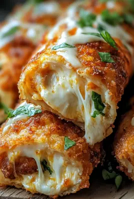Crispy Cheesy Garlic Chicken Wraps