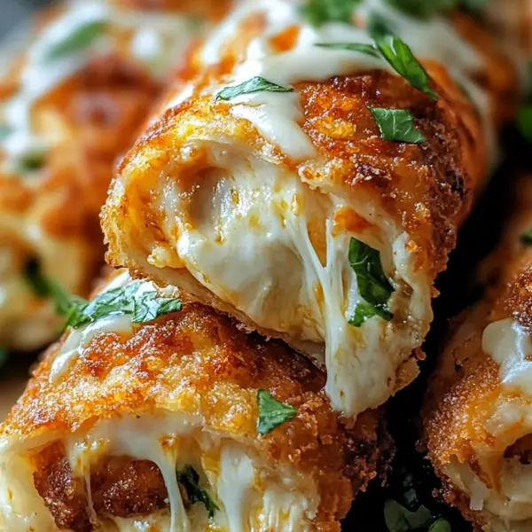 Crispy Cheesy Garlic Chicken Wraps