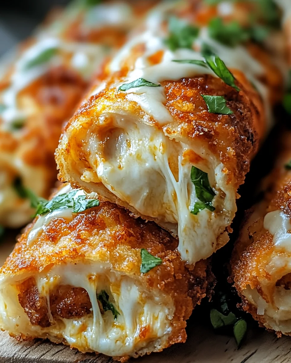 Crispy Cheesy Garlic Chicken Wraps