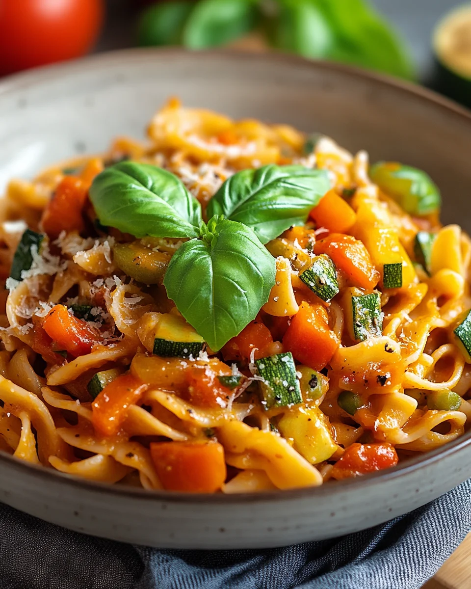 Gesunde Nudeln mit Gemüse-Soße Rezept 20 Gesunde
