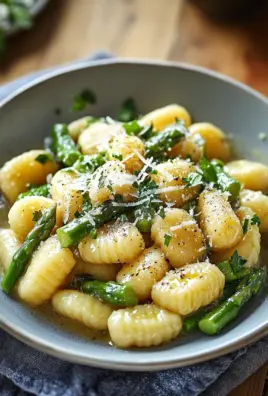 Gnocchi mit grünem Spargel