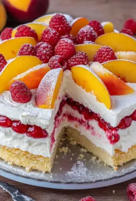 Himbeer-Pfirsich-Torte 25 Himbeer-Pfirsich-Torte