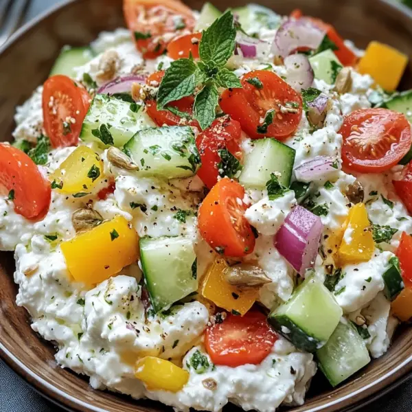 Hüttenkäse-Salat