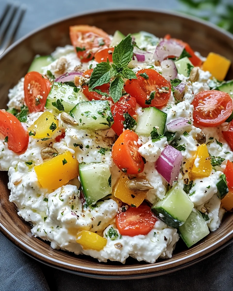 Hüttenkäse-Salat