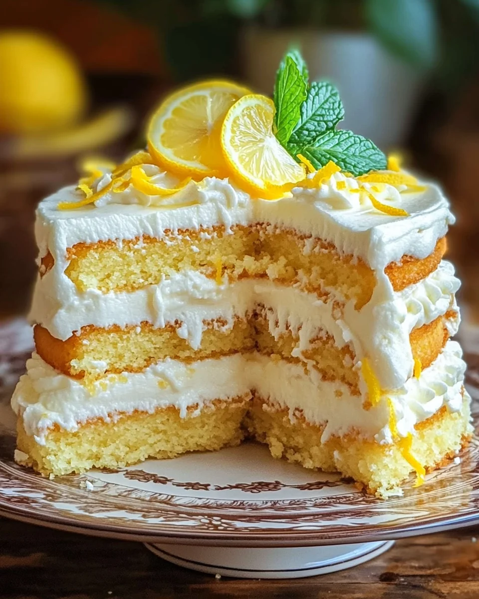 Italienisches Zitronencreme Kuchen Rezept