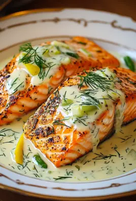 Lachs in Frühlingszwiebel-Sahnesoße 22 Lachs in Frühlingszwiebel-Sahnesoße