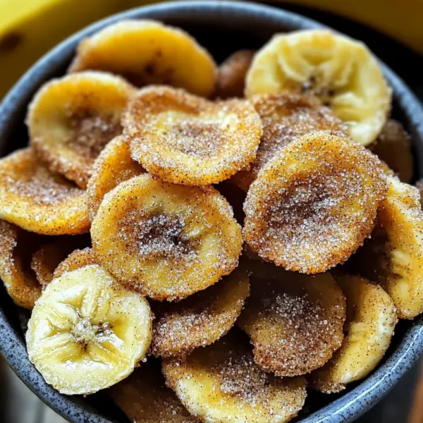 Luftfritteuse Zimt Bananen