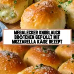 Megalecker Knoblauch Brötchen gefüllt mit Mozzarella Käse Rezept 21 Pinterest Hidden Image