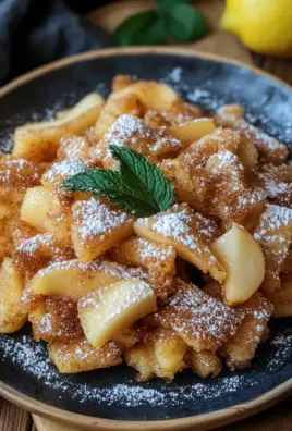 Rezept für Apfel Zimt Kaiserschmarrn
