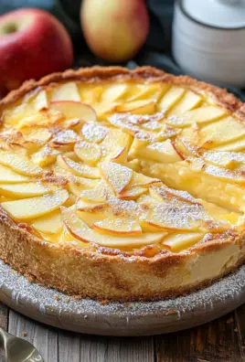 Saftiger Apfelkuchen mit Pudding