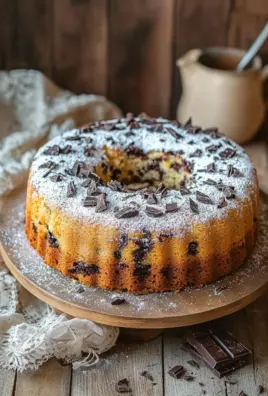Saftiger und lockerer Eierlikörkuchen mit Schokoraspeln