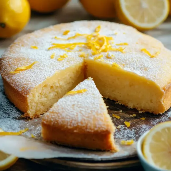 Saftiger Zitronenkuchen vom Blech