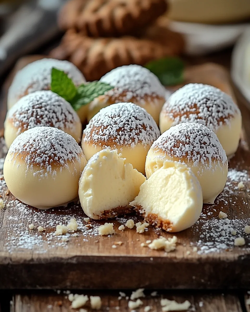 Schnelle Käsekuchen-Kugeln 14 Schnelle