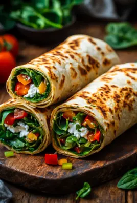 Selbstgemachte Proteinwraps