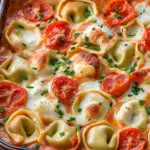 Tortellini-Auflauf mit Tomaten & Mozzarella