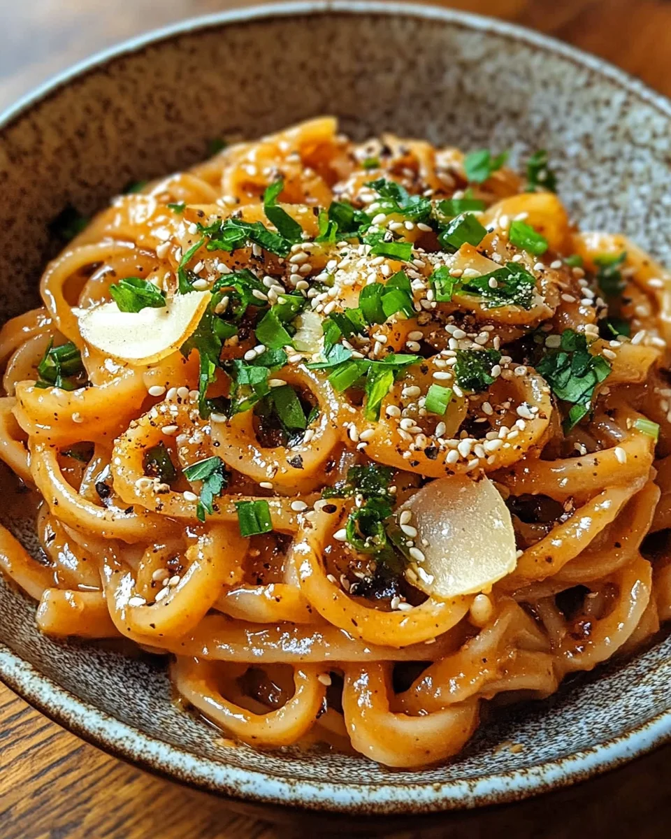 Würzige Miso Pasta
