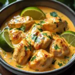 Zartes H&auml;hnchen in Kokos-Limetten-Sauce