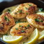 Zitronen Parmesan Pfannenh&auml;hnchen