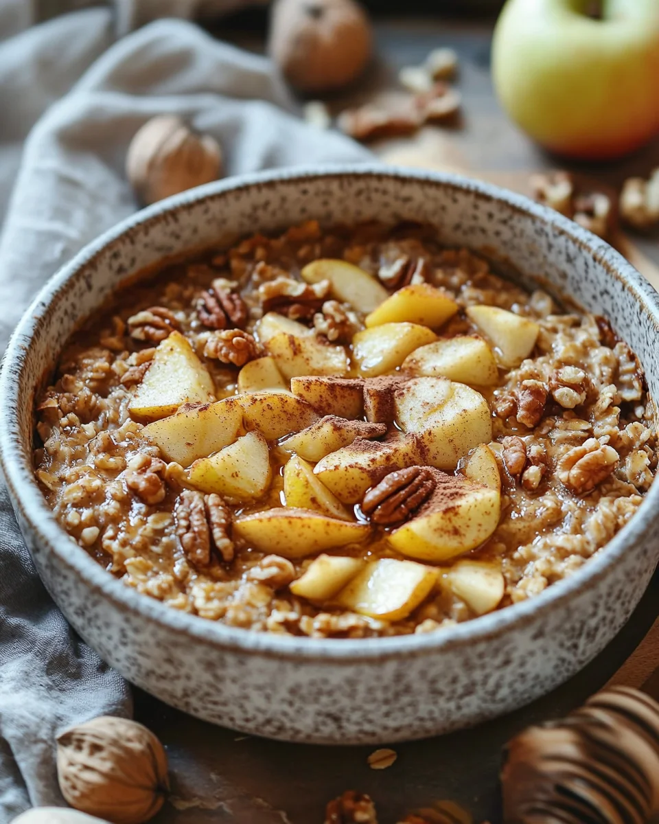 Baked Oatmeal Apfel-Zimt