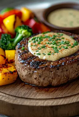 Blumenkohlsteak mit Pfefferrahmsauce
