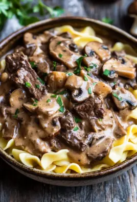Boeuf Stroganoff