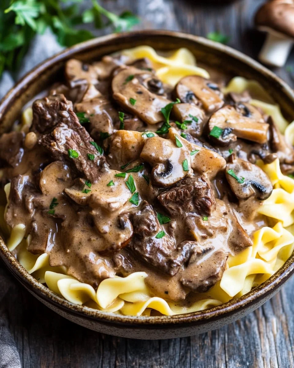 Boeuf Stroganoff