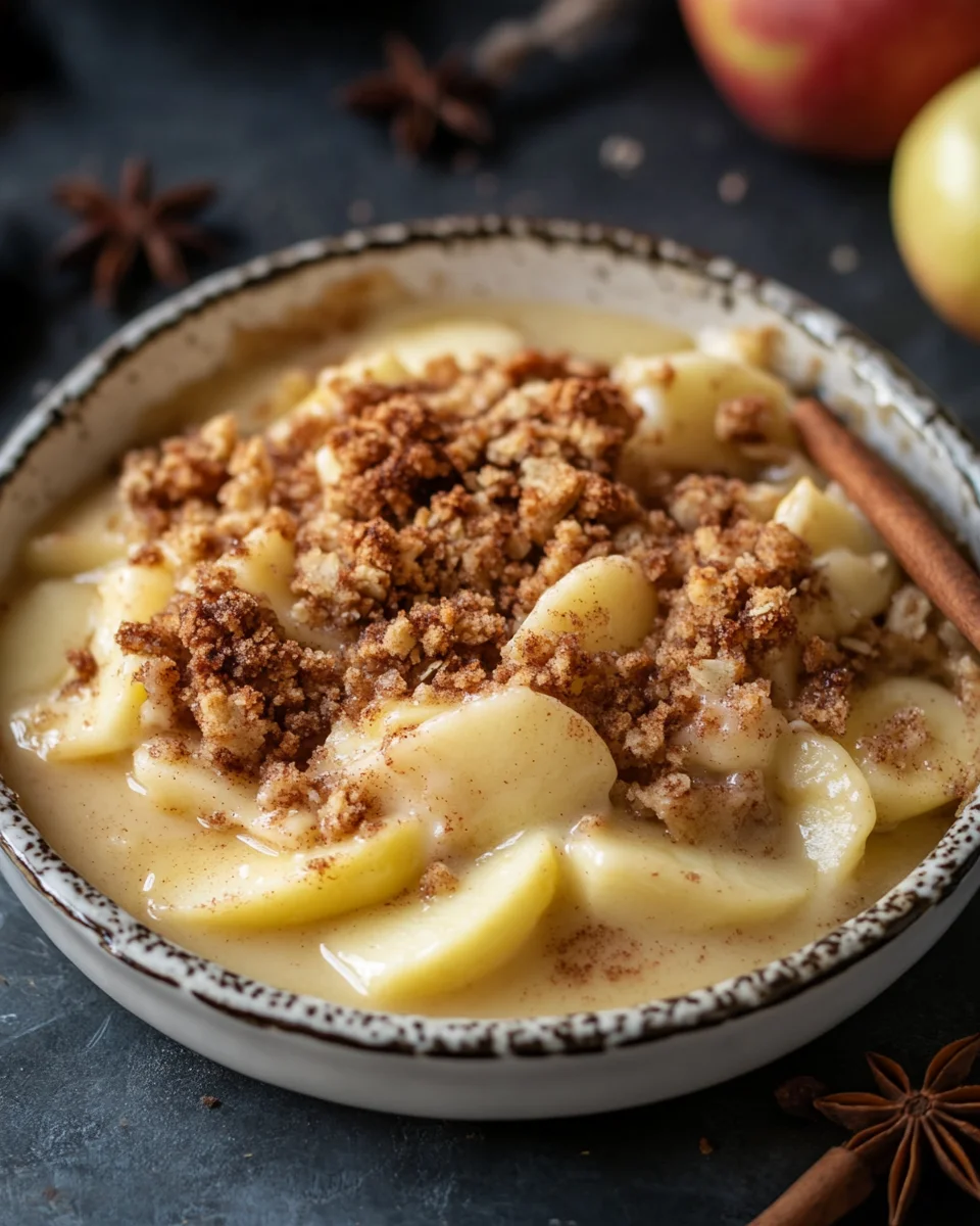 Bratapfel-Crumble