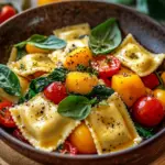 Bunte Ravioli-Gem&uuml;se-Pfanne