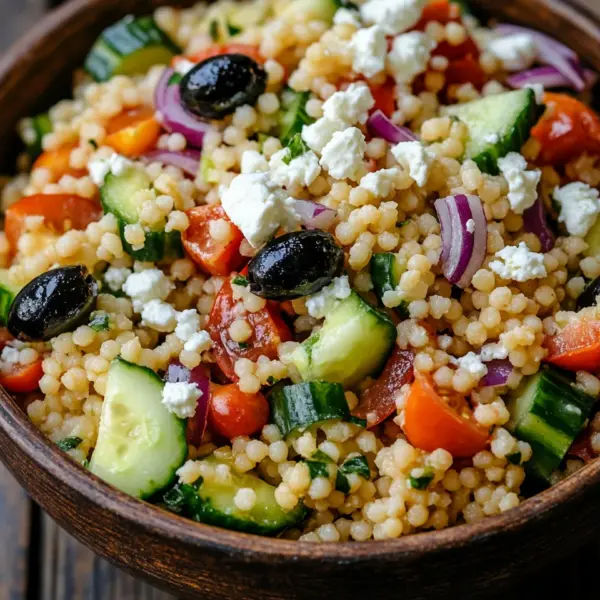 Couscous-Salat mit Feta