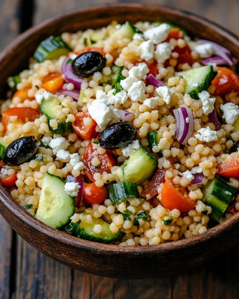 Couscous-Salat mit Feta