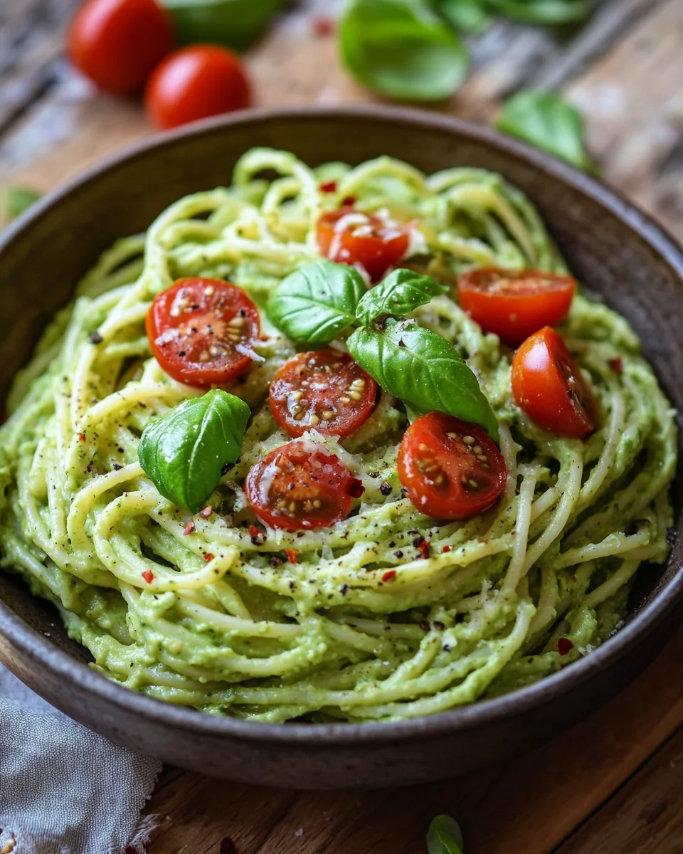 Cremige Avocado Pasta
