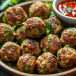 Crispy Rice Meatballs from the Air Fryer