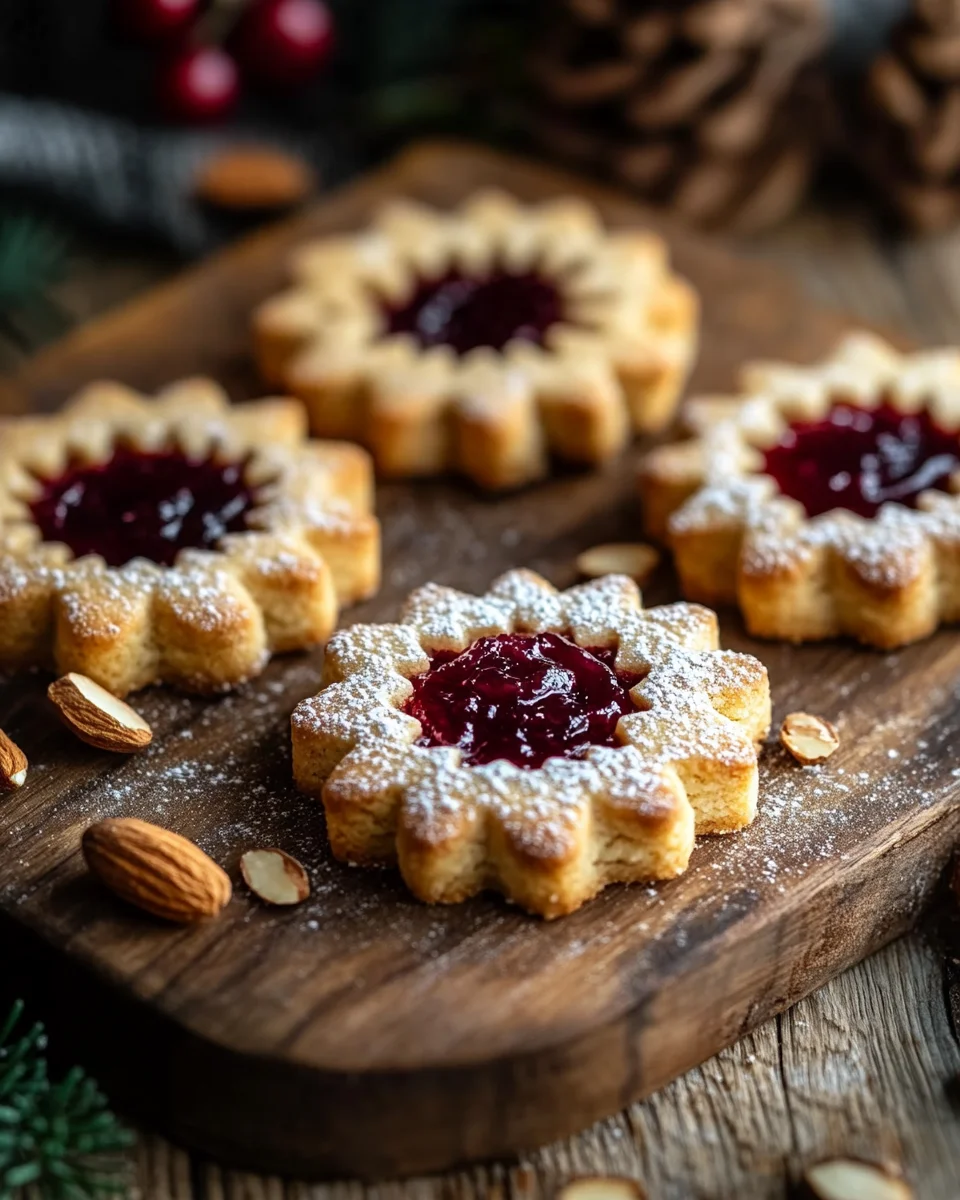 Feine Linzer-Plätzchen mit Marmelade 19 Feine