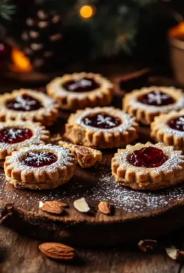 Feine Linzer-Plätzchen mit Marmelade
