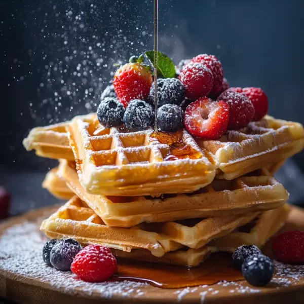 Fluffige Waffeln