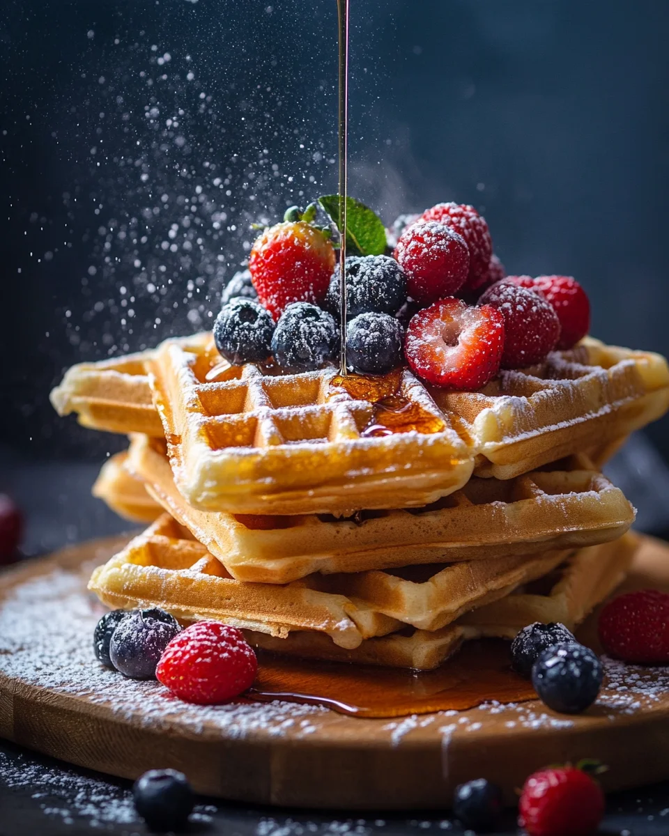 Fluffige Waffeln