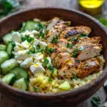 Griechische H&auml;hnchen-Bowl
