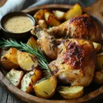 H&auml;hnchen-Rosmarinkartoffel-Blech