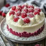 Himbeer-Raffaello-Torte ohne Gelatine