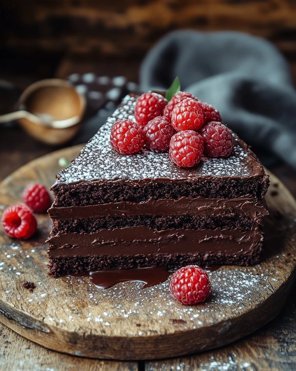 Himbeer Schoko Brownie Torte 25 Himbeer