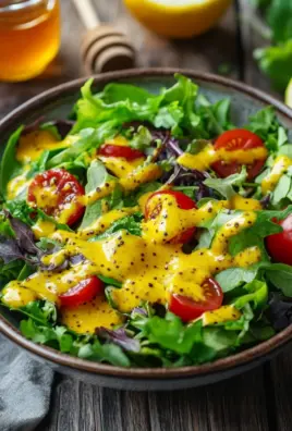 Honig-Senf-Zitronen-Vinaigrette