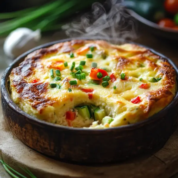 Hüttenkäse-Eierauflauf