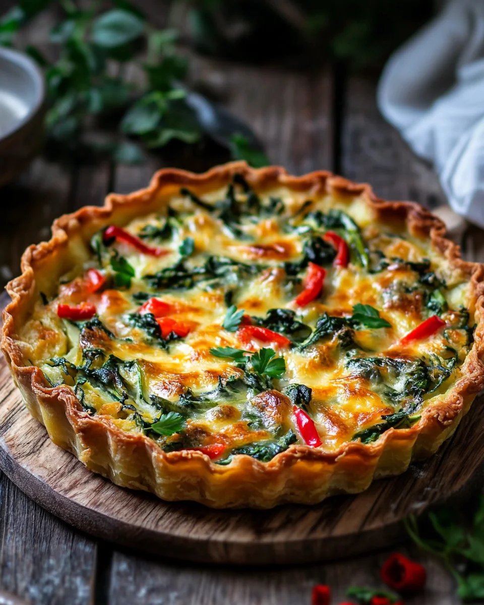 Kartoffel-Quiche mit Kartoffelteig