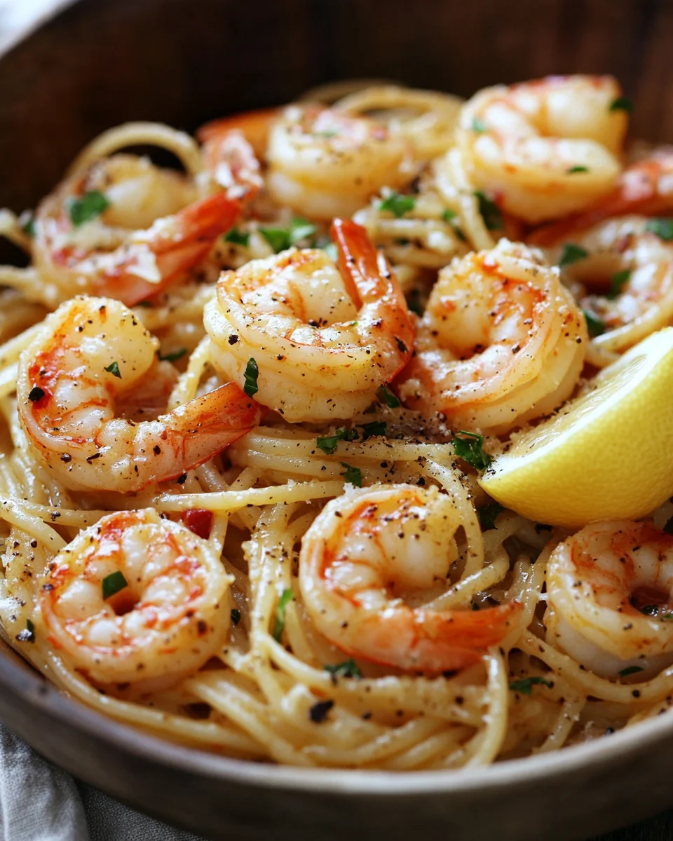 Knoblauch-Butter-Shrimp Pasta 19 Knoblauch-Butter-Shrimp