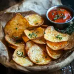 Knusprige Quark-Chips