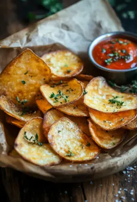 Knusprige Quark-Chips