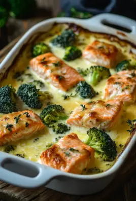 Lachs-Brokkoli-Gratin